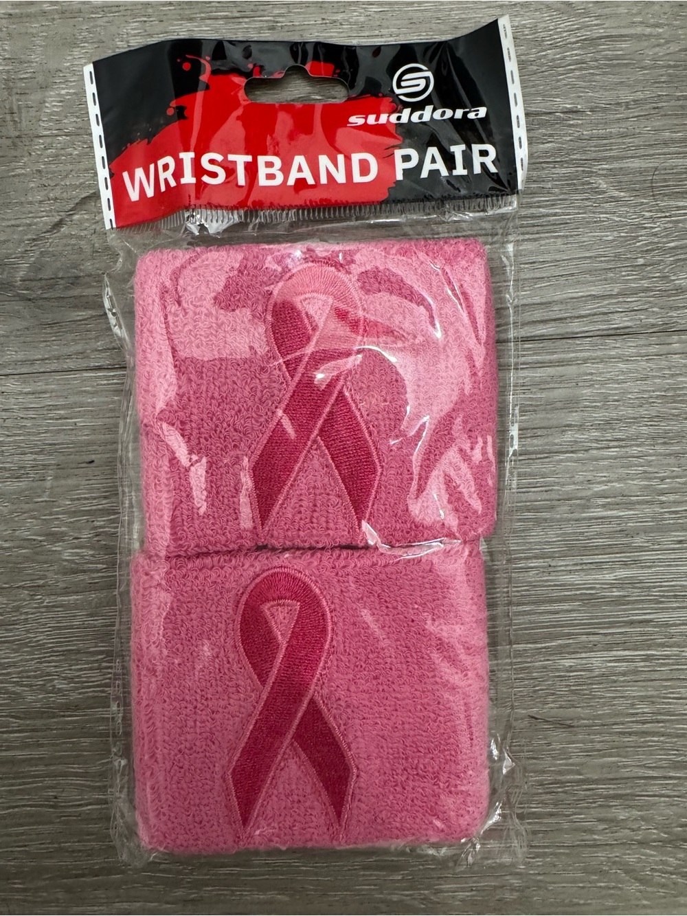 Pink Breast Cancer Awareness Wristband Pair